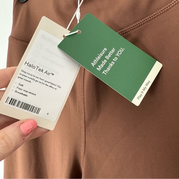 NWT Halara Brown Women's Yoga Pants - Picture 3 of 6